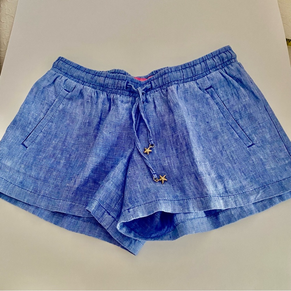 Lilly Pulitzer Baybreeze Linen Shorts Small